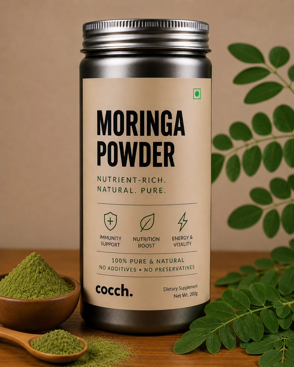Polvo de moringa
