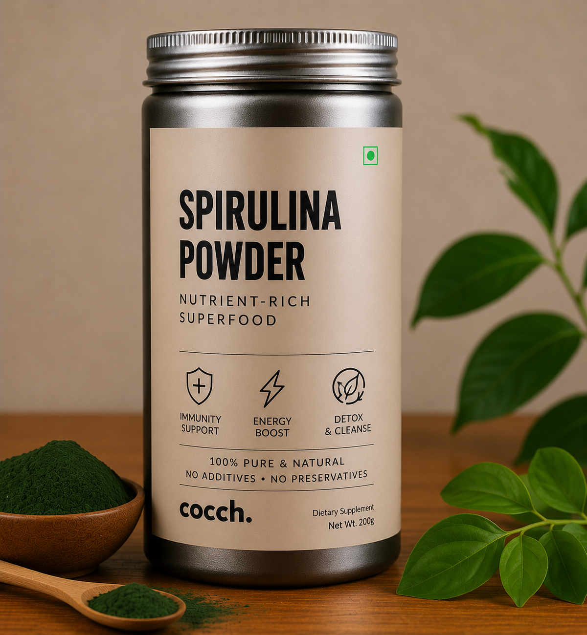 Espirulina en polvo
