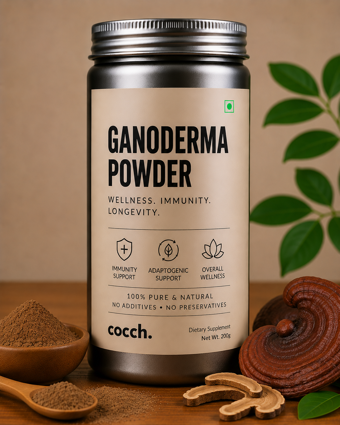Polvo de Ganoderma